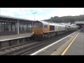 (HD) GBRF Kid Livery 66720 + 66741 leave Dover ...