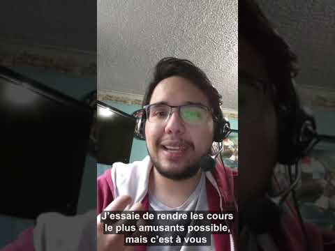 Come learn English with Fabian (French Sub)