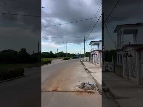 Saliendo de Remedios pueblo del centro y norte de Cuba