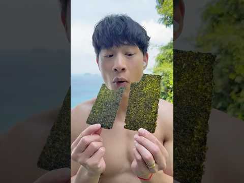 Big Sheet Seaweed at the Convenience Store in Thailand 🇹🇭