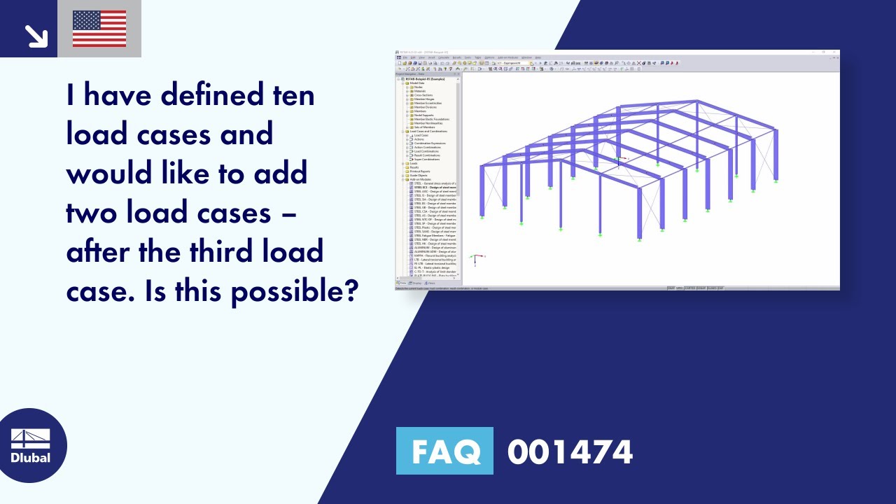 [EN] FAQ 001474 | I have defined ten load cases and would like to add two load cases – after the third ...