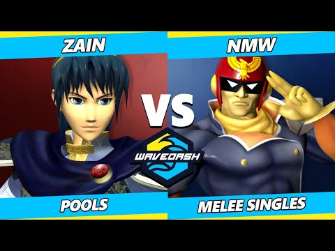 Wavedash 2023 - Zain (Marth) Vs. NMW (Captain Falcon) Smash Melee - SSBM