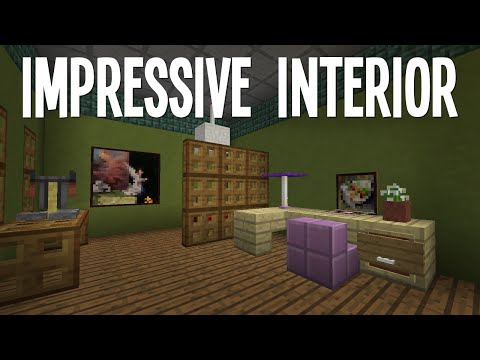 UNIQUE INTERIOR DESIGN - Minecraft Video