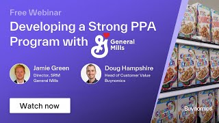 Developing a Strong PPA Program with General Mills | Buynomics Webinar