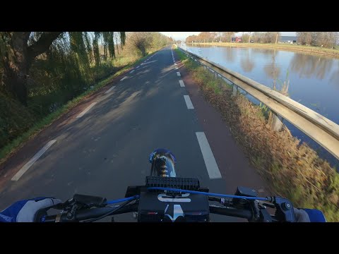 Derbi Senda 88cc br Raw Sound [onboard POV]