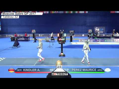FE F S Individual Moscow RUS Grand Prix 2017 T32 11 blue PEREZ MAURICE ARG vs KINDLER GER