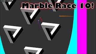Algodoo Marble Race 10 KP's Marble Madness by Kinder Playtime
