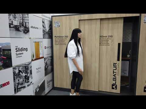 MultiDoor 250 - Telescopic Sliding Door System Video / 127-0250