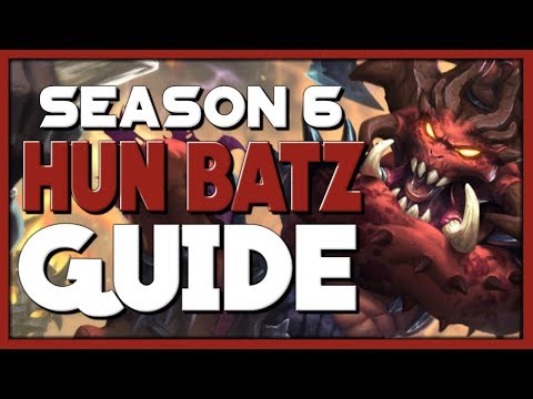 SMITE - The Complete Hun Batz Guide & Build for Season 6 | Jungle