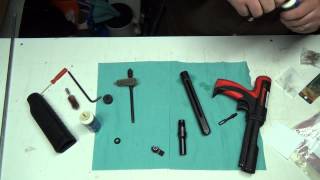 Disassembly of the ramset nailing gun, cleaning and reassembly