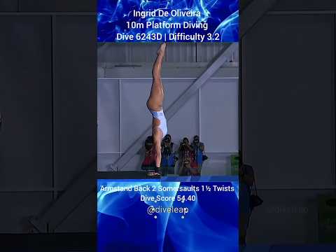 Ingrid Oliveira's Amazing Dive | Woman Platform Diving