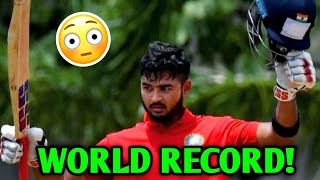 Riyan Parag Creates T20 WORLD RECORD! 😳| Riyan Parag Syed Mushtaq Ali Trophy Batting News