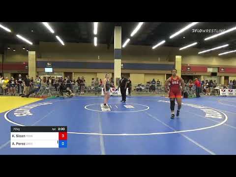 72 Kg Round Of 16 - Kenya-Lee Sloan, Tennessee Vs Autumn Perez, Oregon B95d