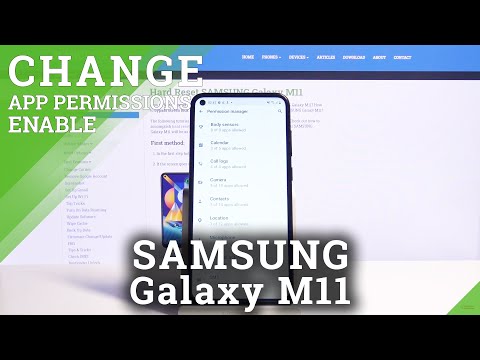 How to Manage App Permissions in SAMSUNG Galaxy M11 – Open App Manager
