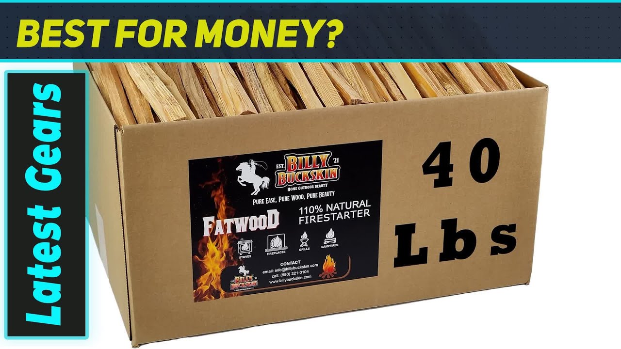 Billy Buckskin Fatwood Fire Starters: The Ultimate Firestarter
