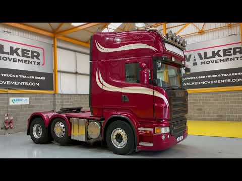 New In Stocklist For Sale: SCANIA R560 V8 TOPLINE EURO 5, 6X2 TRACTOR UNIT – 2010 – LB10 FJB