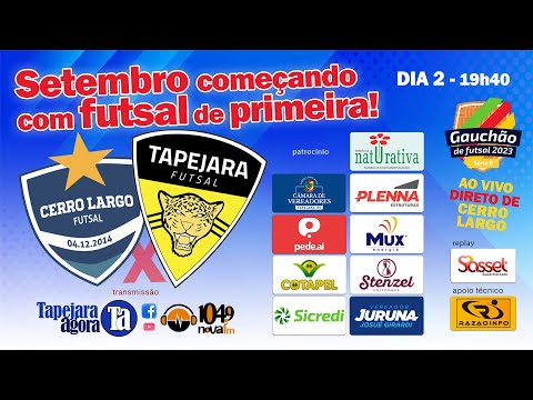 ⚽GAUCHÃO DE FUTSAL 2023 | SÉRIE B⚽- 📆 Sábado - 02/09/2023
