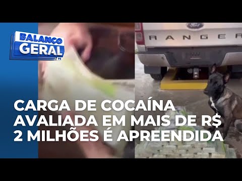 Mais de R$ 2,6 milhões em cocaína são apreendidos pela PRF e BPFRON em Alto Paraíso, no PR
