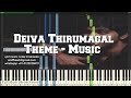 Theme Deiva Thirumagal GV Prakash Piano Guitar Flute Saxophone Voilin Notes