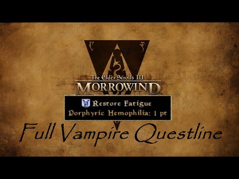 TES III: Morrowind | Vampiric Factions | 1440p60 | Longplay Full Game Walkthrough