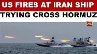 Hormuz: US Navy Stops Iranian Vessel In Arabian Sea; Ship Disabled After Ignoring Warnings