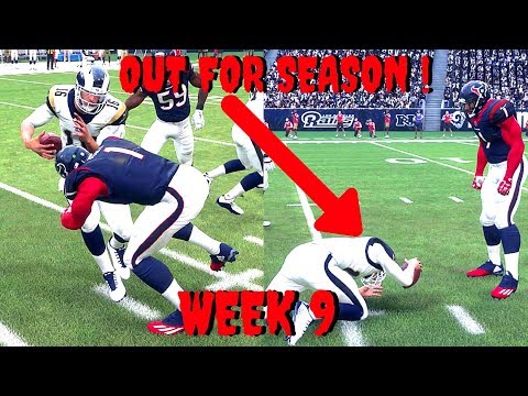 Madden 18 Career Mode MLB Ep 9 - HUGE HIT INJURED JARED GOFF POTENTIALLY OUT FOR THE SEASON !!