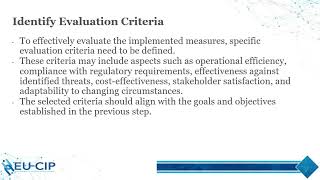 4.3 Evaluation and impact assessment of implemented measures