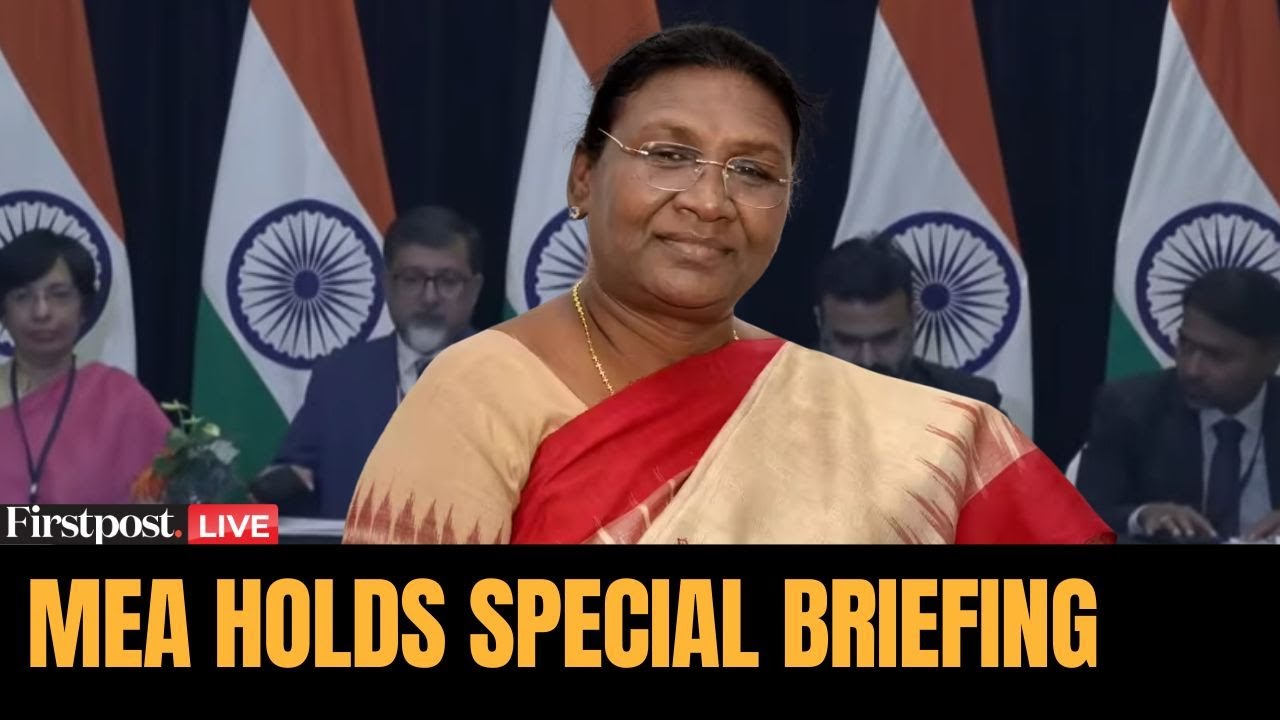 MEA LIVE: MEA Briefs Media on President Droupadi Murmu’s State visit to Botswana | N18G