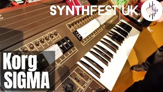 Video thumbnail for SYNTHFEST 2019 - Nigel Mullaney's Korg Sigma by sonicstate
