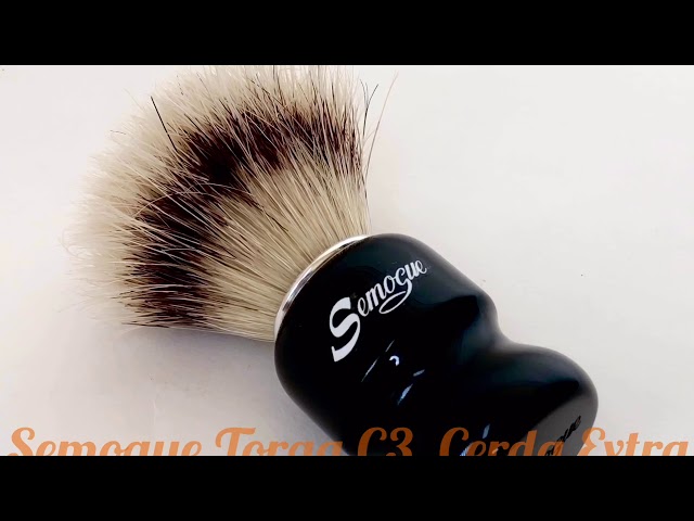 Vídeo relacionado con Semogue Brocha de Afeitar Cerda Premium IT Torga C3, Único, Estándar