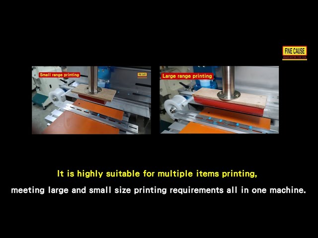 Horizontal Scraping Pad Printer with Pad Cleaning Function   (Extended Ink Scraping Stroke)-FC-261CEC-450