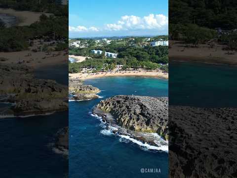 Mar Chiquita | Manati PR🇵🇷 #marchiquita #manati #puertorico #beach #dji #dronevideo