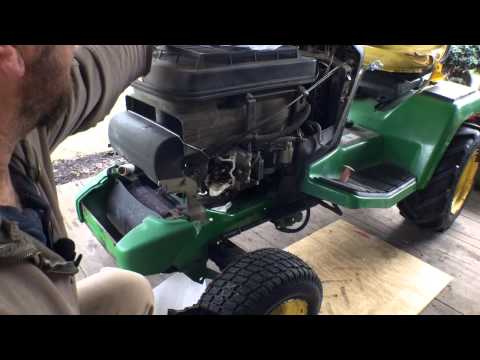 John Deere GX345 valve cover gasket replacement.