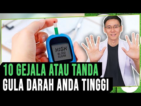 10 Gejala atau Tanda Gula Darah Anda Tinggi
