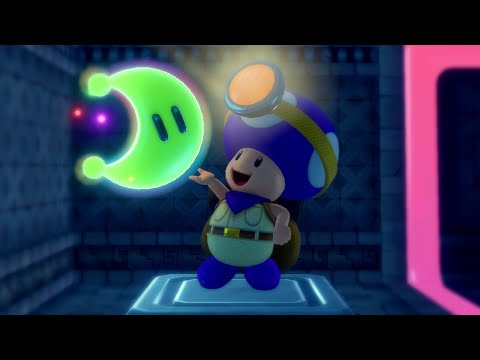 Captain Toad: Treasure Tracker - Bonus-1: Secret of the Inverted Pyramid Walkthrough (Co-op)
