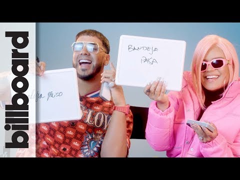 Karol G & Anuel AA Play 'How Well Do You Know Each Other?' | Billboard