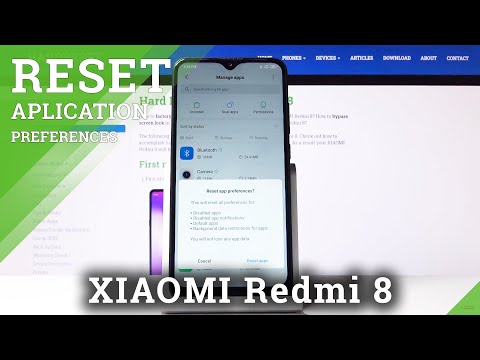 How to Reset App Preferences in XIAOMI Redmi 8 – Restart App Settings