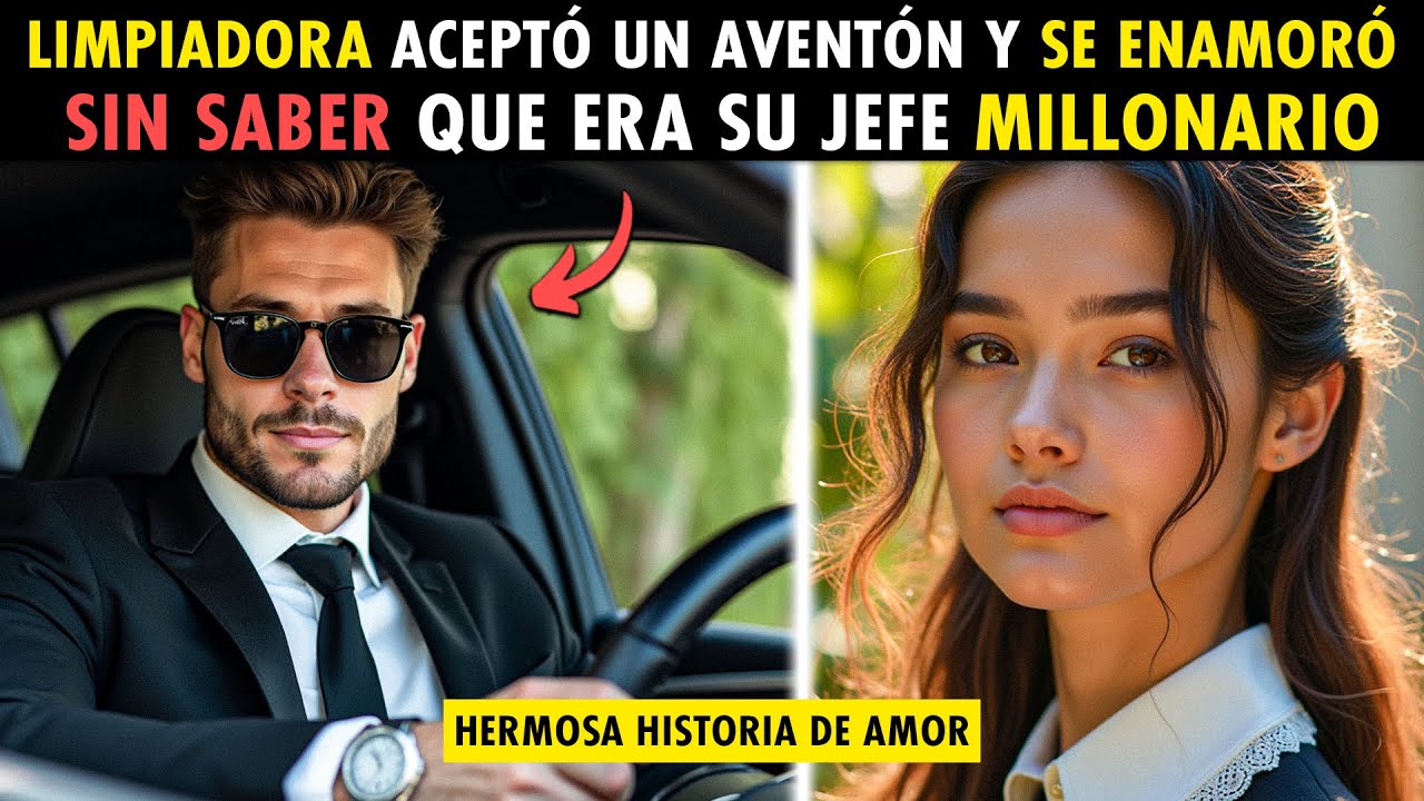 LIMPIADORA ACEPTÓ UN RIDE Y SE ENAMORÓ, SIN SABER QUE ERA SU JEFE MILLONARIO