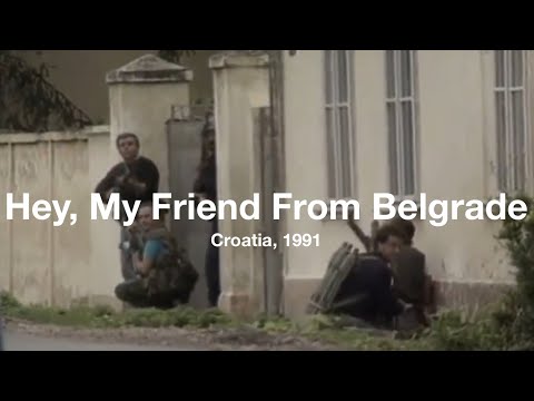 Hey, My Friend From Belgrade | Croatian War Song (ENG Subs)