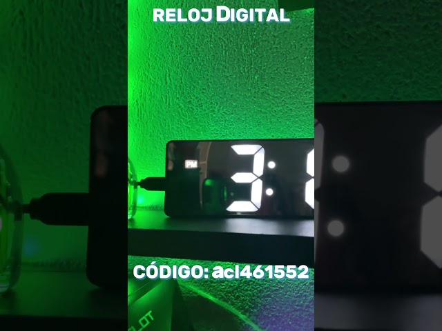 Vídeo relacionado con TROCOTN Reloj Digital de 10 Pulgadas, Calendario, Pantalla Grande, Reloj Despertador, Reloj de Pared (Blanco)