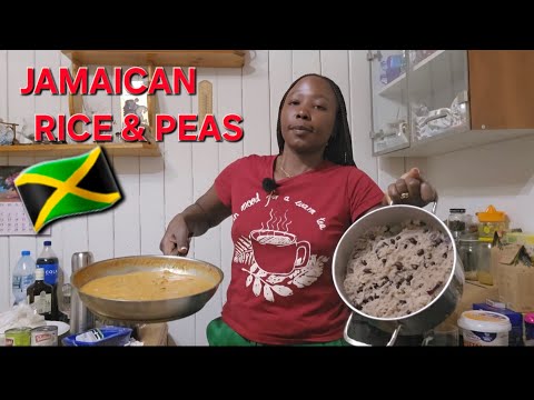 Cooking Jamaican Rice & Peas  For My Polish Family !!