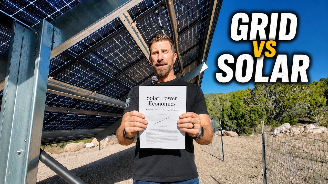 Off-grid solar array and inverter system in southern Utah