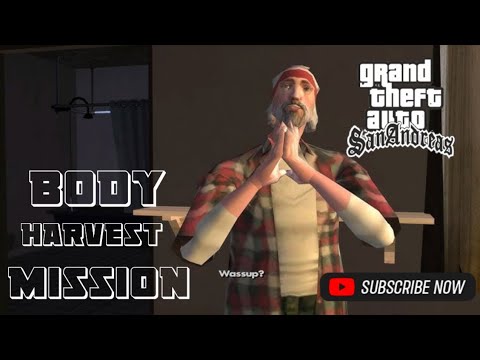 GTA SA #mission Body Harvesrt, Stealing a combine harvester from a farmers field #gta #gtasanandreas