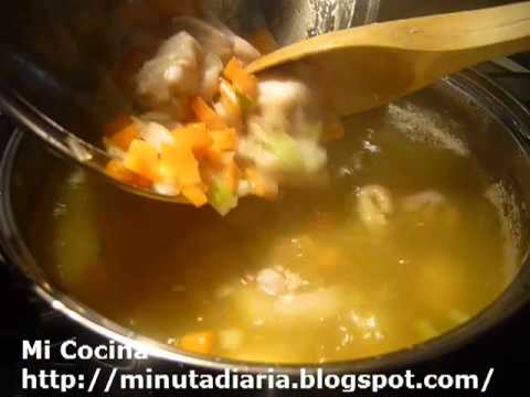 SOPA DE CARACOL (PASTA) | Mi Cocina