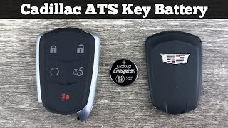 2015 - 2019 CADILLAC ATS Remote Key Fob Battery Replacement - How To DIY Change Replace Batteries