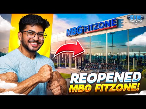 RE-OPENED OUR GYM (MBG FIT ZONE 💪) After 2 Years 🤐 - Gym Simulator Ep 2 🔥  - TEAM MBG