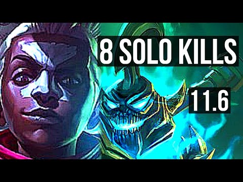 EKKO vs HECARIM (JUNGLE) | 16/0/5, 8 solo kills, Legendary, 68% winrate | BR Diamond | v11.6
