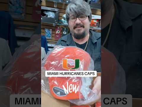 New #hurricanes #caps! Where all the #canes fans at?! #miamihurricanes