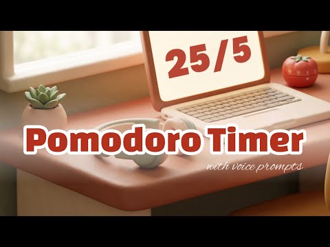 Pomodoro Timer (25 / 5): Laser Focus Protocol