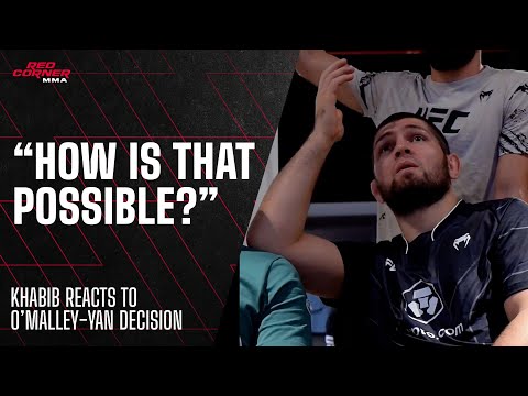 Khabib reacts to Sean O’Malley’s split decision victory over Petr Yan at #UFC280